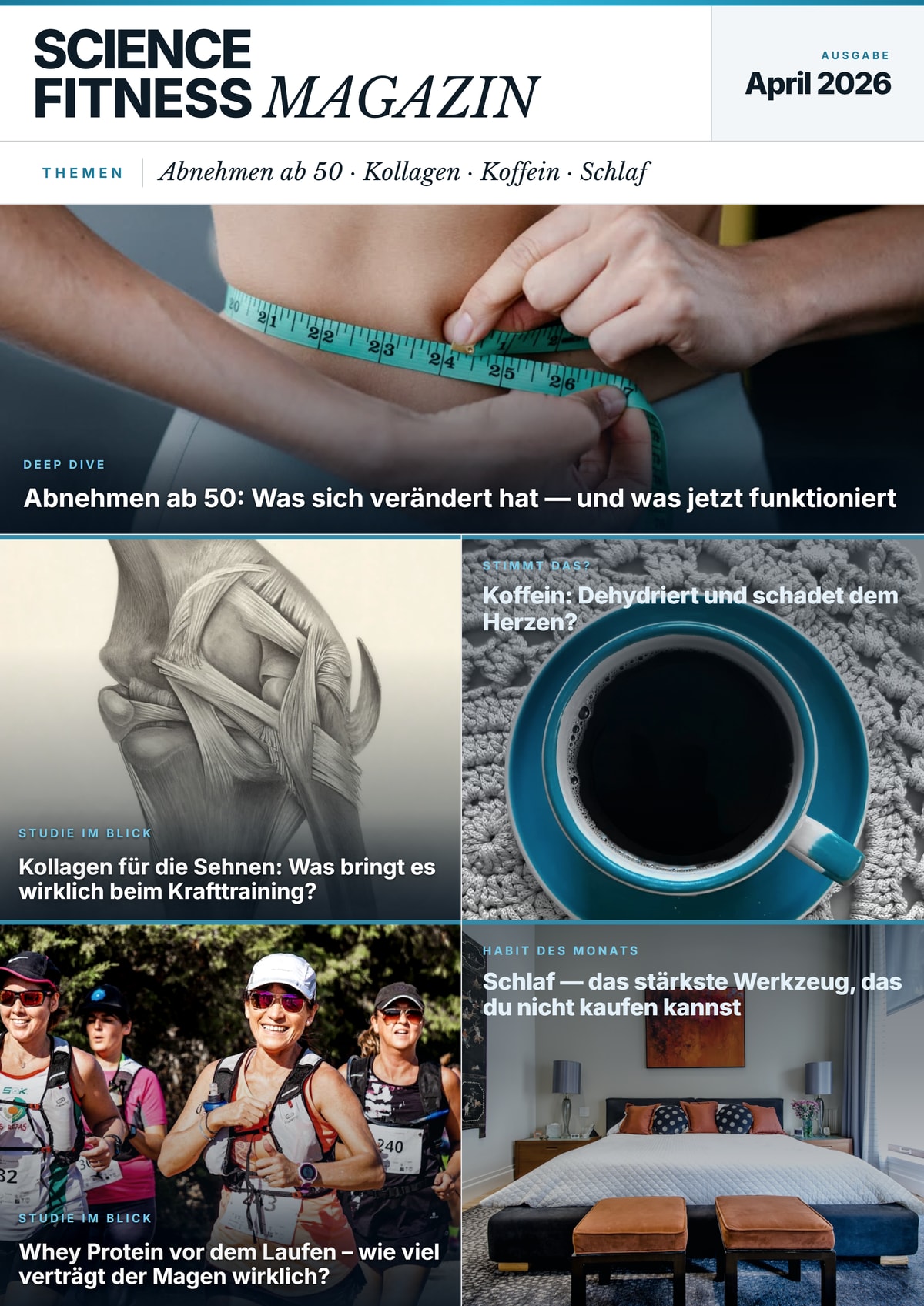 Science Fitness MAGAZIN Ausgabe 1 · April 2026